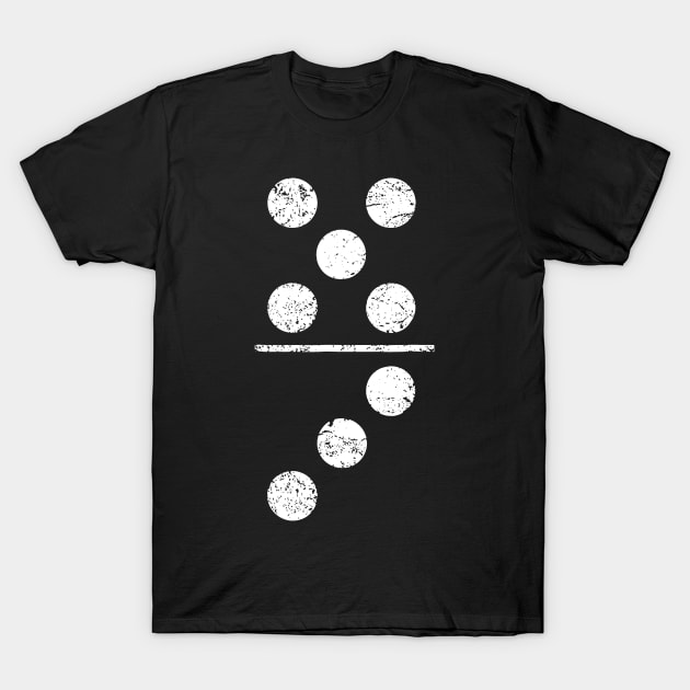 Domino Game Tile Pieces Group Family Matching T-Shirt by TeeSky